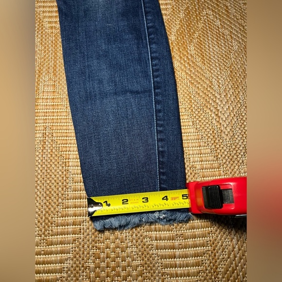 7 for All Mankind Junior's Dark Wash Ankle Gwenevere Denim Jeans,Size 17 - Picture 7 of 11